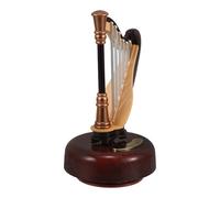 JECOMPRIS Boîte à Musique Classique de Harpe à 8 Tons, Ornement Décoratif Vintage pour Maison et Bureau, Instrument de Harpe à Doigts, Présent Polyvalent pour Anniversaire et Mariage