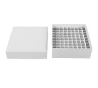 JECOMPRIS Boîte de Rangement pour Microcentrifugeuse Étanche avec Couvercle Rabattable Boîte Congélateur pour Tubes Centrifuge Support Cryogénique Laboratoire Pratique