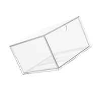 JECOMPRIS Boîte de Rangement Transparente Empilable pour Mouchoirs et Cosmétiques, Tiroir Acrylique Large, Design Multifonctionnel pour Salle de Bain, Bureau et Coiffeuse, Organisateur