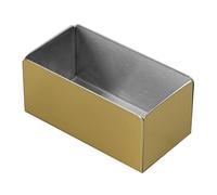 JECOMPRIS Boîte de Sachets de Thé Porte-sachet de Sucre en Métal Rectangulaire en Acier Inoxydable, Compact, Facile à Nettoyer, pour Paquets de Sucre et Petits Objets, Maison Réutilisable