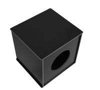JECOMPRIS Boîte de Tombola Noire 24 CM Urne de Collecte Polyvalente pour Billets et Dons Boîte de Jeu pour Tombola Pratique pour Événements et Fêtes
