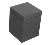 JECOMPRIS Boîte D'Emballage De Boule De Cristal Boîtes De Fleurs Éternelles Boîtes Décoratives Avec Couvercles Boîtes Carrées Décoratives Pour La Saint-Valentin Papier Gris
