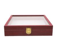 JECOMPRIS Boîte d'Exposition Carrée 20X20X45 CM avec Couvercle Acrylique Transparent Boîte de Rangement pour Spécimens D’Insectes et Lépidoptères Vitrine Profonde pour Collections