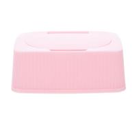JECOMPRIS Boîte Lingettes Humides Rose Portable Étanche avec Couvercle Flip Rangement Compact et Léger pour Garçon Fille Maquillage et Coton Distributeur Pratique pour Maison Bureau et