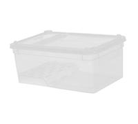 JECOMPRIS Boîte mangeoire pour Reptiles kit araignée réservoir bébé Tortue d'araignées et d'insectes kit d'habitat pour Tortues Plastique Transparent