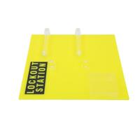 JECOMPRIS Boîtier de Verrouillage Mural Robuste 1 Panneau de Consignation Multifonction en Acier pour Organisation Sécurisée d'Appareils Industriels et Maintenance Électrique