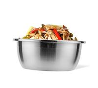 JECOMPRIS Bol à Soupe Acier Inoxydable Grand Bol à Mélanger Multifonctionnel Conteneur Alimentaire Antidérapant pour Cuisine Aux Dents