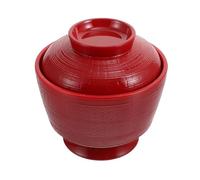 JECOMPRIS Bol à Soupe Miso Japonerie Traditionnel en Plastique, Diamètre 9,3 X 9 Cm, Bol Multifonction pour Soupe et Riz, Contenant Résistant la Chaleur, Usage la Cuisine et Restaurant