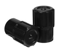 JECOMPRIS Bouchon de Saxophone Alto Solide Anti-salissure en Plastique 2 Pièces Noir Design Unique pour Instrument à Vent Professionnel