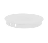 JECOMPRIS Bouchon de Tuyau D'évacuation, Couvercle de Conduit D'aération Rond en Plastique Blanc, Installation Facile, Cache les Raccords de Tuyau, pour Conduit de Ventilation, Maison