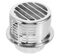 JECOMPRIS Bouchon de Ventilation Murale en Acier Inoxydable Protection Pluie, Couvercle D'évacuation pour Hotte Cuisine, Design Moderne et Élégant, Adapté Extérieur