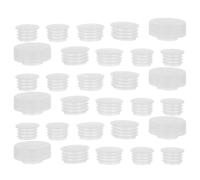 JECOMPRIS Bouchons Blancs en Plastique pour Salières et Poivrières 500 Pièces Diamètres Intérieurs 13-18 MM Bouchons Ronds Réutilisables pour Bouteilles Étanchéité Anti-Fuites Usage la