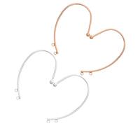 JECOMPRIS Boucles D'oreilles sans Perçage 2 Paires, Manchettes à Clip en Métal Hypoallergénique, Kit Bijoux DIY Clips Dorés Kc et Argentés, Accessoires Oreilles Femme pour Usage Quotidien