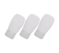 JECOMPRIS Bouteilles de Voyage Vides 3 Pièces 60ml en Pe Blanches Portables pour Contenants de Voyage et Distribution de Liquides Lors de Déplacements