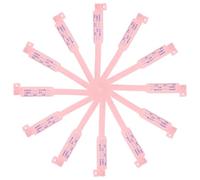 JECOMPRIS Bracelets D'identification pour Bébé 100 Pcs Rose, Bandeau Médical Léger et Confortable, Bracelet Hospitalier pour Nourrisson, Informations D'identification Claires, Usage