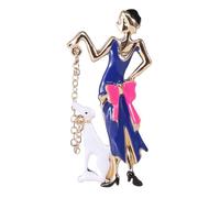 JECOMPRIS Broche en Alliage Goutte D’huile Bleue, Épingle à Poitrine Créative Femme, Accessoire Rétro pour Vêtements et Paquet, 1 Pièce, Décoration Mode Polyvalente