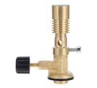 JECOMPRIS Brûleur Bunsen Portable en Laiton Or, Plus Sûr que Brûleur Standard, Mini Bec et Chauffage en Extérieur, Accessoire Compact et Léger
