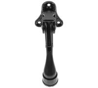 JECOMPRIS Butée de Porte Robuste Réglable Semi-Automatique à Pédale, Petite Taille Noire, Cale-Porte Métal pour Bas de Porte, Sécurité Anti-Collision, Usage Résidentiel et Commercial