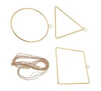 JECOMPRIS Cadre en Métal pour Décoration Murale Diy, 3 Pièces, Surface Lisse, Résistant la Déformation, pour Créations de Fleurs et Couronnes de Fête