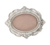 JECOMPRIS Cadre Photo Mural Vintage Argenté Crochet Triangulaire Cadre Photo Rétro Orné 3D pour Décoration Murale Intérieur à Suspendre Décoration Maison et Bureau Lot Créatif