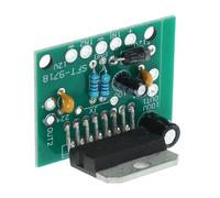 JECOMPRIS Carte d'Amplificateur Stéréo Tda7297 12V 15W 15W Module de Soudure DIY Compatible Haut-Parleurs Projet Électronique Kit Complet