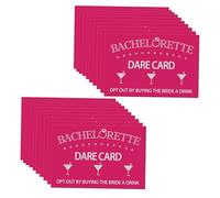 JECOMPRIS Cartes à Gratter Enterrement de Vie de Jeune Fille 20 Pièces, Jeu DIY pour Soirée Pyjama et Mariage, Accessoires de Fête Ludiques et Amusants pour Animation D’événements