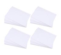 JECOMPRIS Cartes Mémoire Blanches Lignées 200g - 200 Fiches pour Bureau et École, Papier Robuste à Écriture Fluide, Fiches Scolaires Pratiques pour Prise de Notes et Révisions