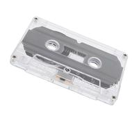 JECOMPRIS Cassette Audio Vierge 30 Enregistrable en Plastique Boîtier Rigide Transparent, Accessoire pour Enregistrement de Cours et Décoration DIY