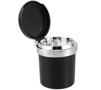 JECOMPRIS Cendrier de Voiture Portable en ABS avec Couvercle Petit Cendrier Compact pour Porte-Gobelet pour Mégots et Déchets Nettoyage Facile Usage Automobile et Voyage