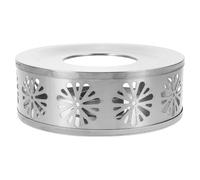 JECOMPRIS Chauffe-théière Portable en Acier Inoxydable Argenté Multifonction Léger pour Boissons et Thé Bureau et Coupures de Courant