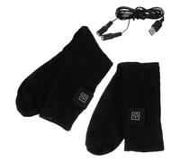 JECOMPRIS Chaussette Chauffante Intelligente en Coton, Noire, pour Camping | Chaussette Chauffante à Batterie, Confort de Port, Design Thermique Intelligent, pour Escalade et Hiver