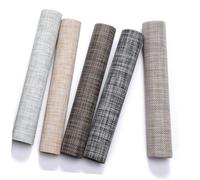 JECOMPRIS Chemin de Table Tissé Style Japonais Nappe Isolante Thermique Décorative pour Buffet et Fêtes Résistant et Facile à Nettoyer