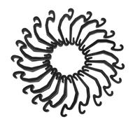 JECOMPRIS Clips de Bordure pour Cages de Petits Animaux, Lot de 24 Boucle et Connecteur Amovible, Conçus pour Lapins et Hamsters, Usage Intérieur et Extérieur