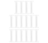 JECOMPRIS Clips de Cantonnière Invisibles Installation Facile 16 Pièces Design Moderne, Accessoires pour Projets DIY à Domicile pour Stores Verticaux en Plastique