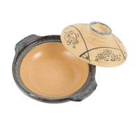 JECOMPRIS Cocotte En Céramique Japonaise 18 Cm, Marmite Stable Résistante Haute Température, Cuisson Homogène Gaz, Cuisine Maison Et Restaurants, Ustensile Polyvalent De Cuisson