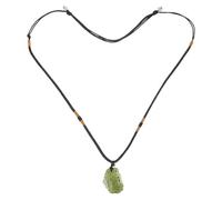 JECOMPRIS Collier Pendentif en Météorite Naturelle Irrégulière 5,1-10 G, Accessoire de Bijouterie Unique, Pendentif Artisanal Simple, Présent Mode pour Femmes, Pièce Unique