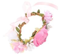 JECOMPRIS Collier pour Chat et Chien à Fleurs en Tissu Rose S, Collerette Décorative Fleurie, Léger et Confortable, pour Chatons et Chiots, Accessoire pour Fêtes, Photos et Usage Quotidien