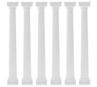 JECOMPRIS Colonne Romaine Déco Statue De Pilier Romain Décoration De Table Aménagement Paysager Pilier Romain 6 Pièces Maison Bureau Jardin 6.69 X 1.18 X 1.18 in