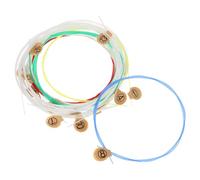 JECOMPRIS Cordes de Harpe Lyre 15 Notes en Carbone, Kit de Remplacement Solide pour Instrument à Cordes, Accessoires pour Petite Harpe Celtique, Compatibles Apprentissage et Musique