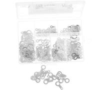 JECOMPRIS Cosse à Souder à Tête Unique en Cuivre Plaqué Argenté 300pcs M2.2-m6.2 Rondelle Plate Multi-usage pour Instruments et Éclairage Sûr