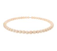 JECOMPRIS Couronne de Perles en Bois 20 CM Anneau Acier Inoxydable Guirlande Rustique pour Décoration Intérieure et Mariage Attrape-Rêves DIY pour Fête et Ambiance Campagne