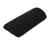 JECOMPRIS Coussin Repose-Jambes Demi-Cercle Moelleux Noir en Polaire pour Fauteuil Inclinable Oreiller Ergonomique pour Surélévation des Jambes Soutien Lombaire et Confort Longue Durée