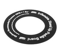 JECOMPRIS Coussinet de Valve Rond en PVC Noir, Joint de Soupape pour Matelas Gonflable, Kayak et Canapé Gonflable D'extérieur, Accessoire Étanche pour Paddleboard et Bateau de Camping,