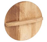 JECOMPRIS Couvercle Bois pour Wok Mini Couvercle Anti-éclaboussures Léger et Pratique pour Petits Pots et Bols de Cuisine Accessoire Ménage Fonctionnel et Portable