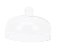 JECOMPRIS Couvercle Verre Transparent Éclaboussures sans pour Dessert Protection Gâteau et Fruits Stable et Adapté Maison et Restauration