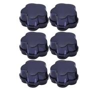 JECOMPRIS Couvre-boutons de Cuisinière Cuisine Sécurisée en Plastique Lot de 6 Housses Multifonctions Résistantes à la Chaleur pour Protection Sécurité Gaz