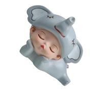 JECOMPRIS Décoration de Gâteau en Résine Figurine Éléphant Créative pour Anniversaire D'garçon et Filles, Décorative et Unique pour Fêtes et Célébrations D'garçon et Filles