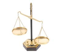 JECOMPRIS Décoration Métal Balance Équilibre Élégant Bureau Centre de Table Justice Moderne