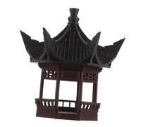 JECOMPRIS Décorations Aquarium Kit Maison Miniature Ornements Aquarium Paysage Sculpture Étang Mini Statue Jardin Décor Bonsaï Kiosque Accessoires Maison Poupée Décor Paysage Miniature Tour