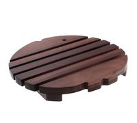 JECOMPRIS Dessous de Plat en Bois Foncé Motif Poisson sous-Verre en Bois pour Plats Chauds Manique Isolante Antidérapante Protection Table la Cuisine et Salle à Manger Compact et Léger